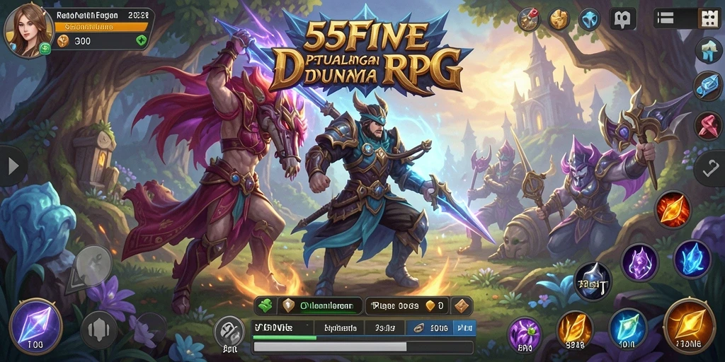 Gameplay RPG yang menantang dan mengasyikkan di 55FIVE.