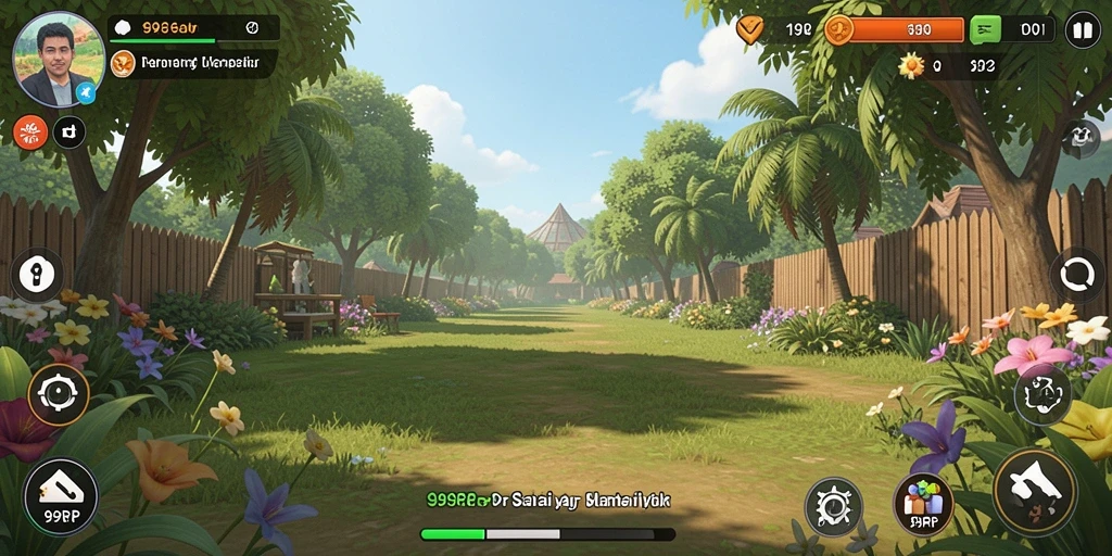 Tampilan gameplay 99RP yang menarik dan penuh warna.