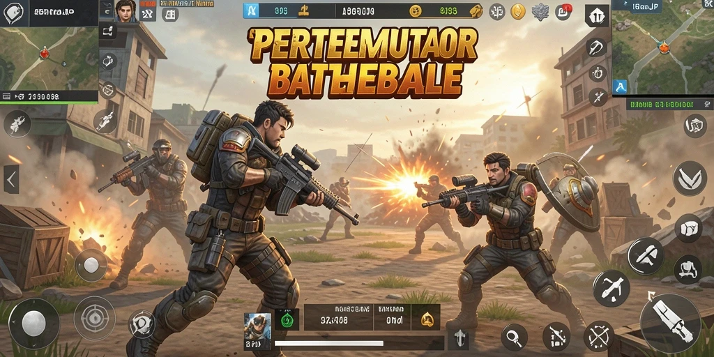 Tampilan intens dari gameplay BROJP di arena pertempuran.