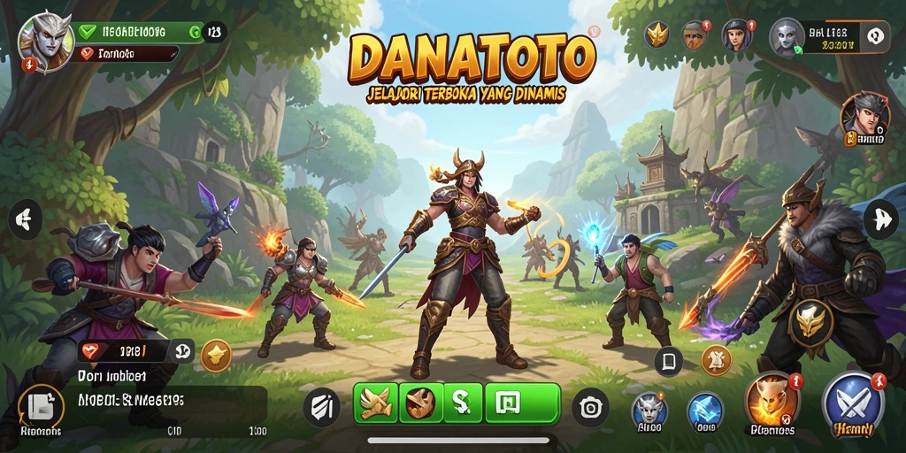 Screenshot DANATOTO menunjukkan gameplay Open World yang menakjubkan.
