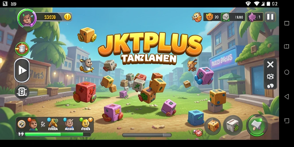 Tampilan gameplay JKTPLUS yang menarik dan menantang.