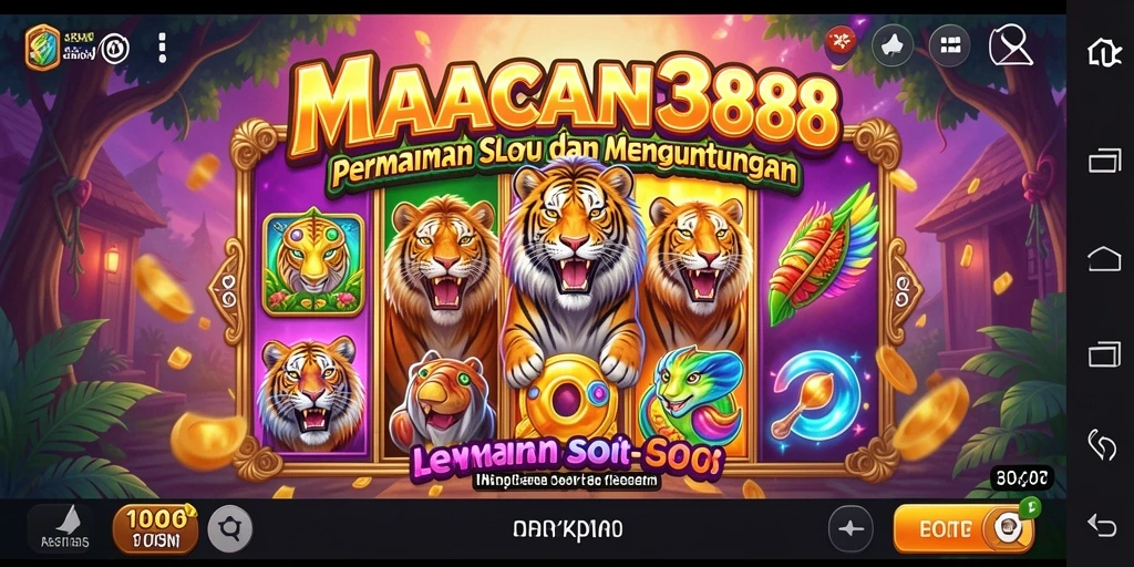 Tampilan permainan Slot yang seru di MACAN388 dengan grafis menarik.