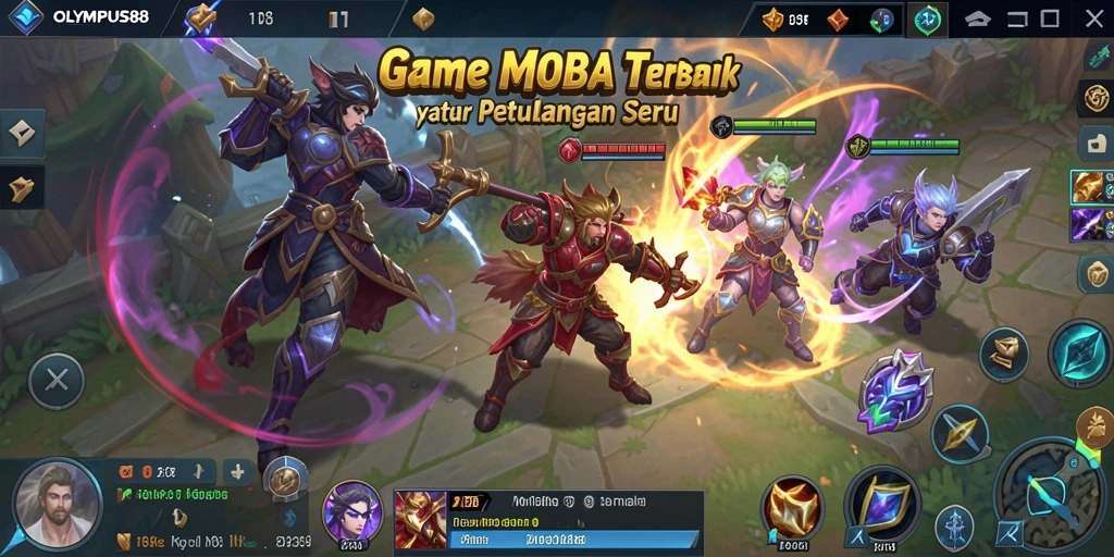 Tangkapan layar gameplay OLYMPUS88 yang penuh aksi intens.