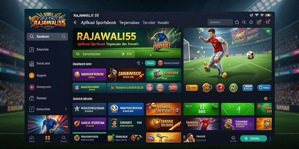 Tampilan gameplay RAJAWALI55 yang menarik dan interaktif.