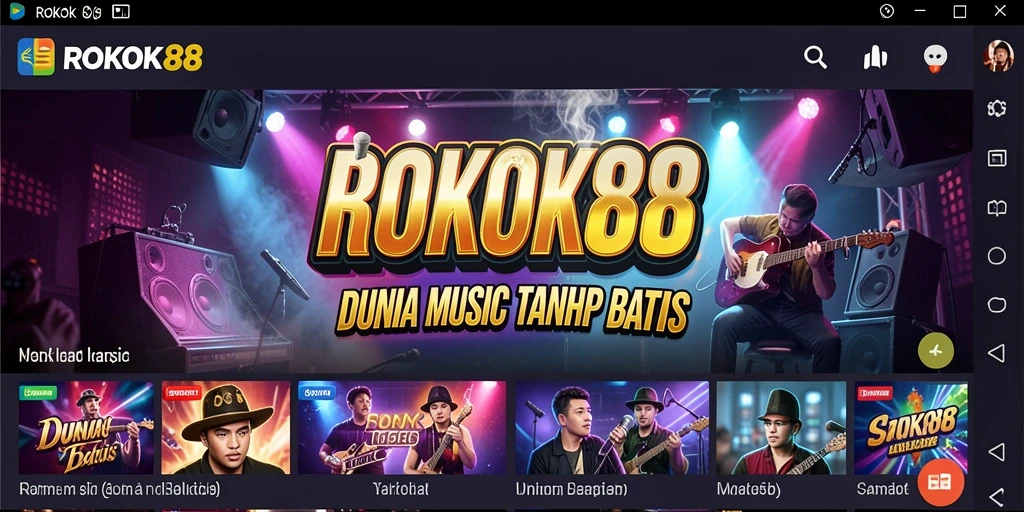 Tampilan gameplay ROKOK88 yang menyenangkan dan interaktif.