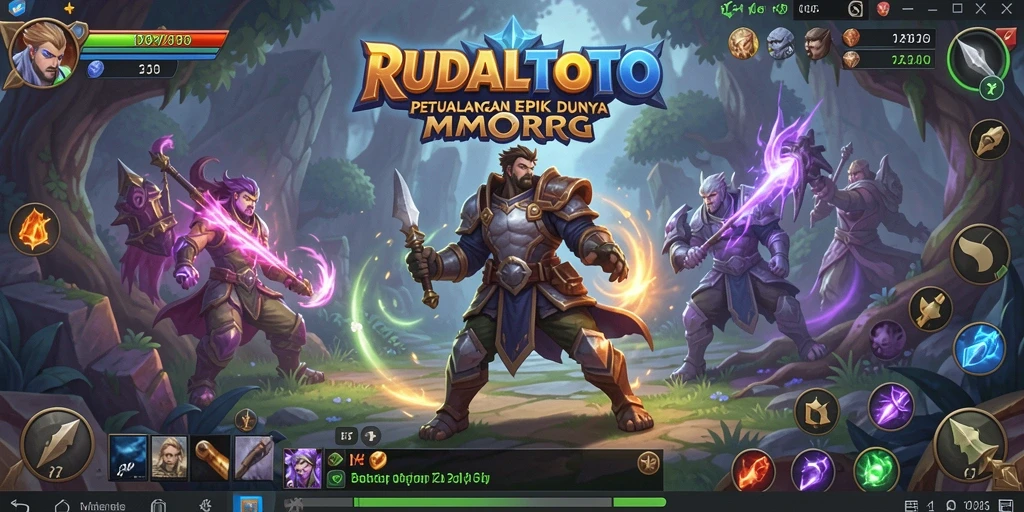 Tangkapan layar menampilkan aksi seru dalam gameplay RUDALTOTO.