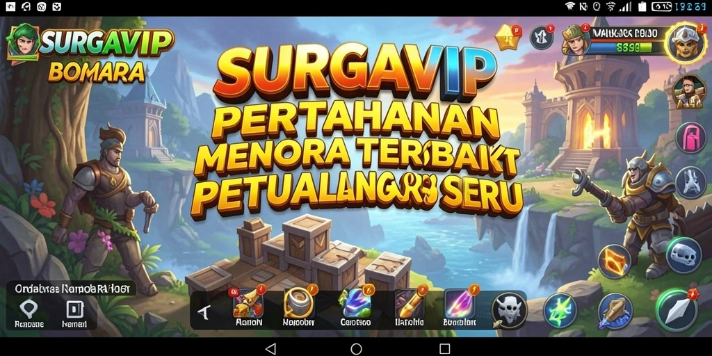 Tampilan gameplay menarik dari SURGAVIP yang menantang.