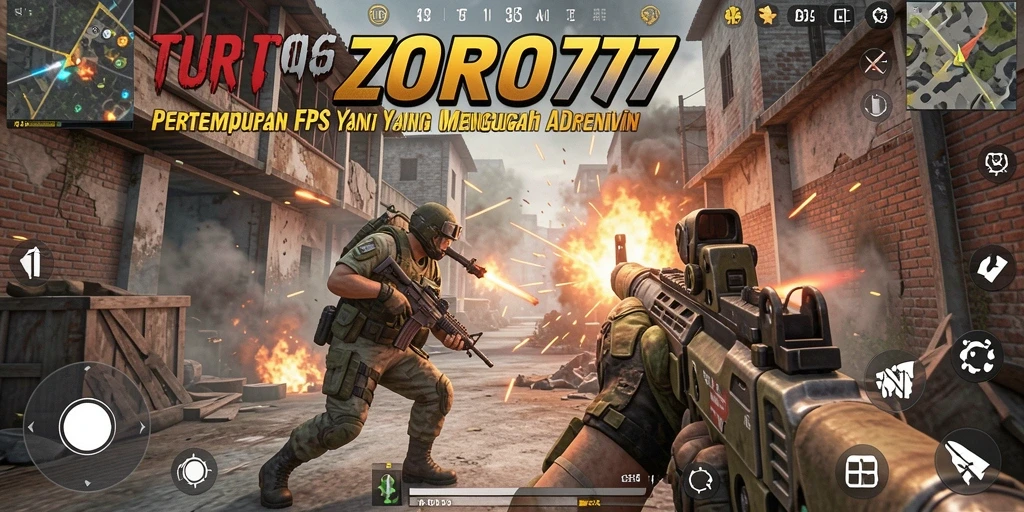Tampilan gameplay seru di ZORO77 dengan pertempuran yang mendebarkan.